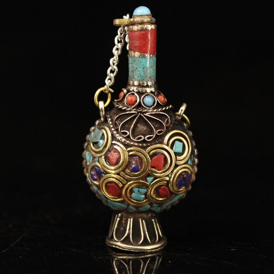 Collection Chinese brass inlai - огляд і ціна Vintage Collectible Bottles