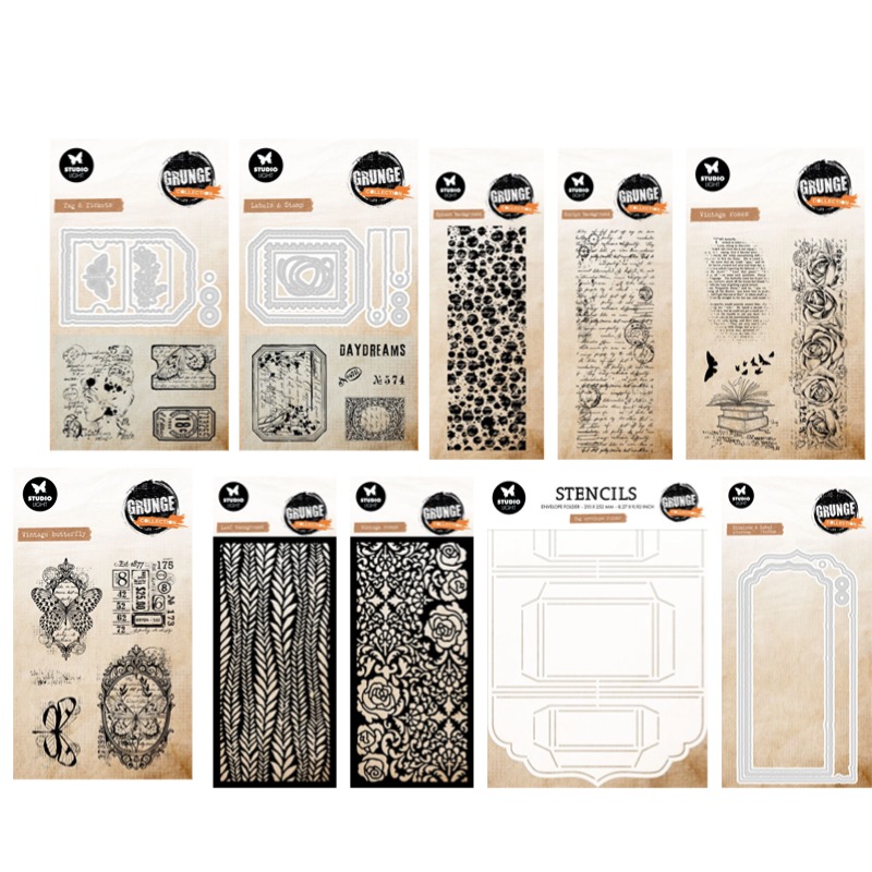 Tag Envelope Grunge Collection - огляд і ціна Vintage Collectible Bells