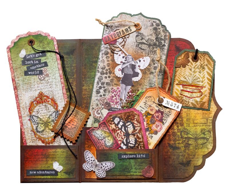 Tag Envelope Grunge Collection - огляд і ціна Vintage Collectible Bells