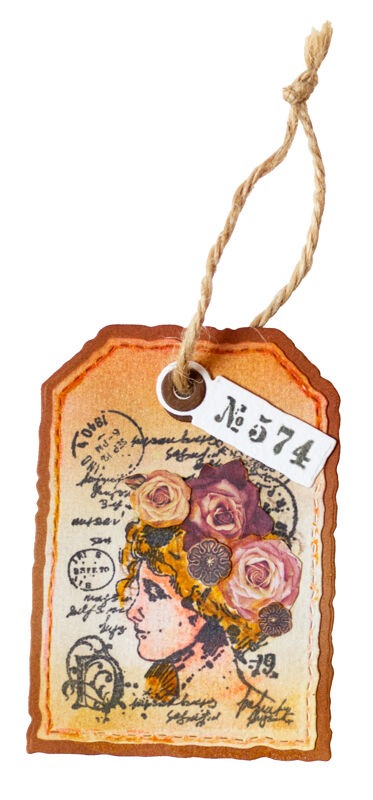 Tag Envelope Grunge Collection - огляд і ціна Vintage Collectible Bells